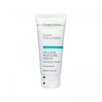 Christina Elastin Collagen Azulene Moisture Cream Зволожуючий азуленовий крем для нормальної шкіри CHR103 фото