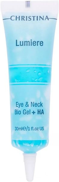 Гель Луміре для догляду за шкірою навколо очей та шиї Christina Eye & Neck Bio Gel + HA - Lumiere, 250 ml SS5132 фото