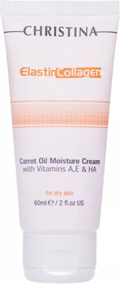 Christina Elastin Collagen Carrot Oil Moisture Cream Зволожуючий крем з морквяним маслом для сухої шкіри CHR105 фото