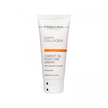 Christina Elastin Collagen Carrot Oil Moisture Cream Зволожуючий крем з морквяним маслом для сухої шкіри CHR105 фото