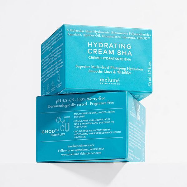 Melume Крем для обличчя Hydrating Cream 8HA, 50 мл mel4 фото