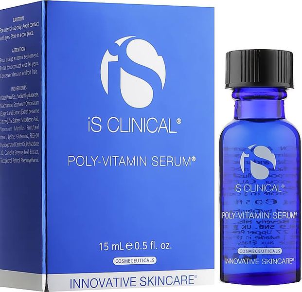 Poly-Vitamin Serum iS Clinical Вітамінно-антиоксидантна сироватка для обличчя - 15 мл 1052 фото