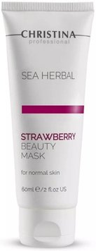 Christina Sea Herbal Beauty Mask Strawberry Полунична маска краси для нормальної шкіри SS5013 фото