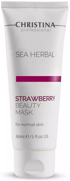 Christina Sea Herbal Beauty Mask Strawberry Полунична маска краси для нормальної шкіри SS5013 фото