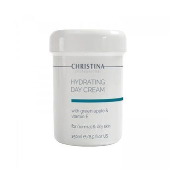Christina Hydrating Day Cream Green Apple + Vitamin E Зволожуючий крем для нормальної та сухої шкіри CHR113 фото