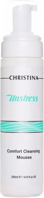 Christina Unstress Comfort Cleansing Mousse Очищуючий мус, 200 мл CHR766 фото