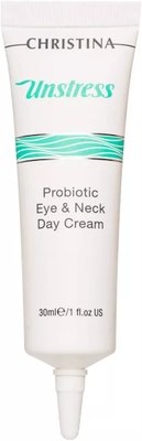 Christina Unstress Pro-Biotic Eye & Neck Day Cream Денний крем для шкіри навколо очей і шиї, 30 мл CHR761 фото