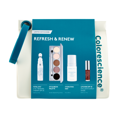Colorescience Refresh and Renew Kit Набір - косметичка Оновлення та Свіжість 10449 фото