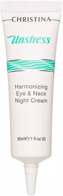 Christina Unstress Harmonizing Eye & Neck Night Cream Нічний крем для шкіри навколо очей і шиї, 30 мл CHR762 фото