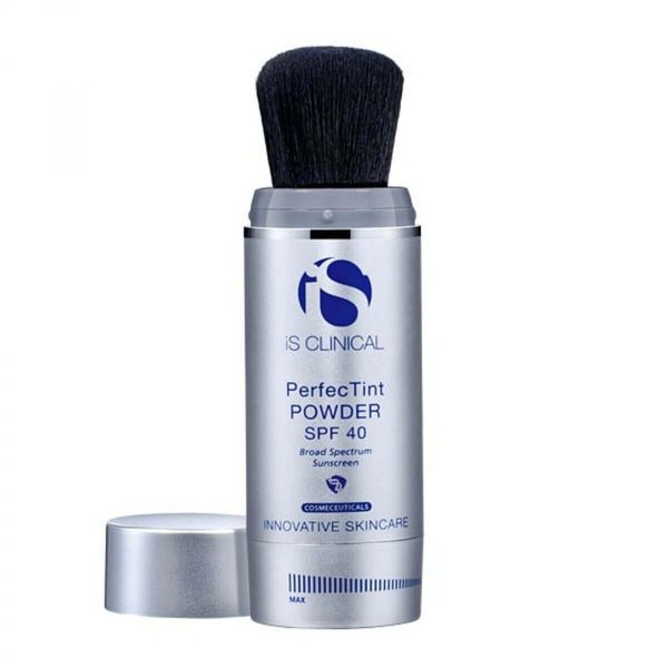 PerfecTint Powder SPF 40 Cream iS Clinical | Сонцезахисна пудра SPF 40 з ультрам'якою щіточкою кремова 1069 фото