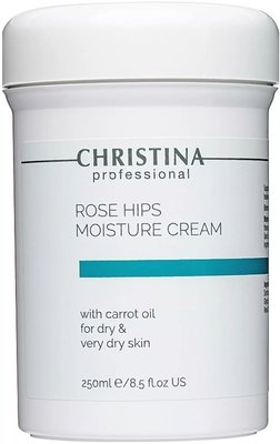 Christina Rose Hips Moisture Cream with Carrot Oil Зволожуючий крем з маслом шипшини і морквяним маслом для сухої і дуже сухої шкіри, 250 мл CHR114 фото