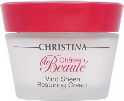 Christina Chateau de Beaute Vino Sheen Restoring Cream Відновлюючий крем Пишність на основі екстракту винограду, 50 мл CHR488 фото