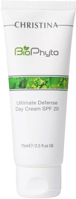 Christina Bio Phyto Ultimate Defense Day Cream SPF 20 Денний крем Абсолютний захист, 75 мл CHR588 фото