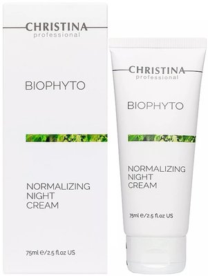 Christina Bio Phyto Normalizing Night Cream Нормалізуючий нічний крем, 75 мл CHR581 фото